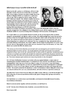 A preview of a PDF biography for Tod, Robert Ernest